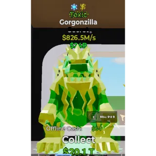 Fortnite Steal The Brainrot Toxic Gorgonzilla traited 826.5M/s
