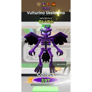 Fortnite Steal The Brainrot Void Vulturino Skeletono 4 traits 1.4B/s