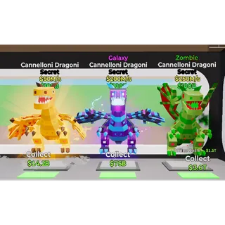Fortnite Steal The Brainrot 3x Cannelloni Dragoni Bundle