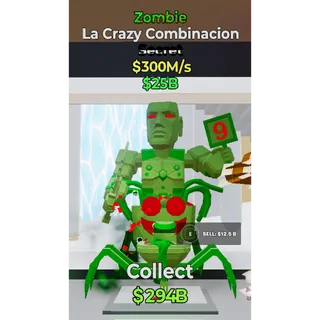 Fortnite Steal The Brainrot Zombie La Crazy Combinacion