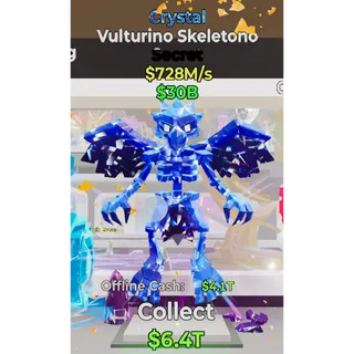 Fortnite Steal The Brainrot Crystal Vulturino Skeletono