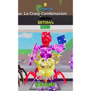 Fortnite Steal The Brainrot Crystal La Crazy Combinacion 1 trait