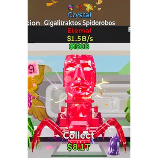 Fortnite Steal The Brainrot Crystal Gigalitraktos Spidorobos 3 traits 1.5B/s