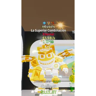 Fortnite Steal The Brainrot Heaven La Superior Combinacion 3 traits 3.5B/s