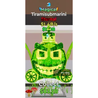 Fortnite Steal The Brainrot Magical Tiramisubmarini 1 trait 1.4B/s