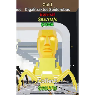 Fortnite Steal The Brainrot Gold Gigalitraktos Spidorobos
