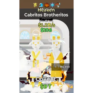 Fortnite Steal The Brainrot Heaven Cabritos Brotheritos 5 traits 1.2B/s