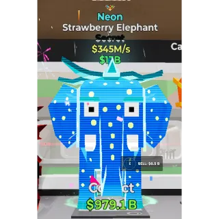Fortnite Steal The Brainrot Neon Strawberry Elephant traited 345M/s