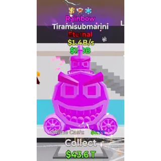 Fortnite Steal The Brainrot Rainbow Tiramisubmarini 3 traits 1.4B/s