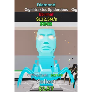 Fortnite Steal The Brainrot Diamond Gigalitraktos Spidorobos