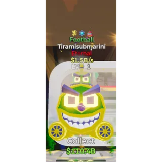 Fortnite Steal The Brainrot Football Tiramisubmarini 3 traits