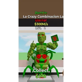 Fortnite Steal The Brainrot Zombie La Crazy Combinacion