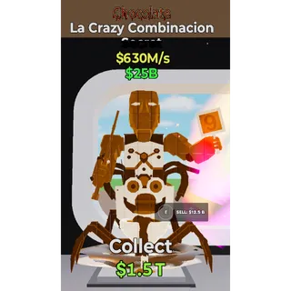 Fortnite Steal The Brainrot Chocolate La Crazy Combinacion