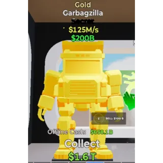 Fortnite Steal The Brainrot Garbagzilla Gold