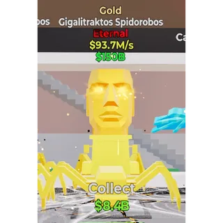 Fortnite Steal The Brainrot Gold Gigalitraktos Spidorobos