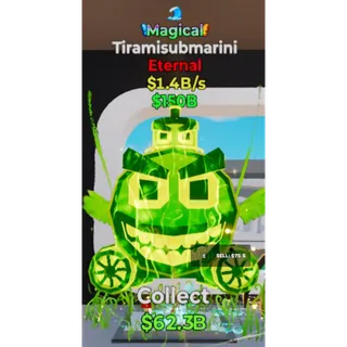 Fortnite Steal The Brainrot Magical Tiramisubmarini 1 trait 1.4B/s