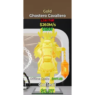 Fortnite Steal The Brainrot Gold Ghostero Cavallero