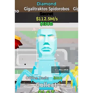 Fortnite Steal The Brainrot Diamond Gigalitraktos Spidorobos 