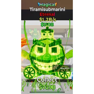 Fortnite Steal The Brainrot Magical Tiramisubmarini