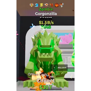 Fortnite Steal The Brainrot Zombie Gorgonzilla 7 traits 1.5B/s