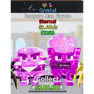 Fortnite Steal The Brainrot Crystal Burguro dan Fryuro 2 traits 1.4B/s