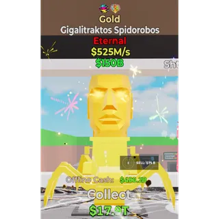 Fortnite Steal The Brainrot Gold Gigalitraktos Spidorobos 2 traits