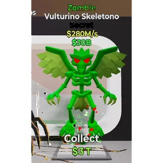 Fortnite Steal The Brainrot Zombie Vulturino Skeletono