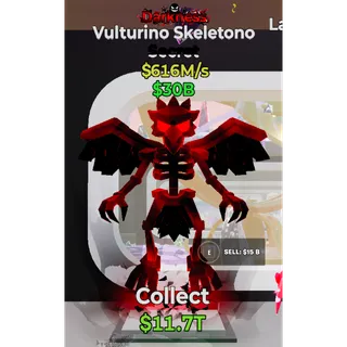 Fortnite Steal The Brainrot Darkness Vulturino Skeletono