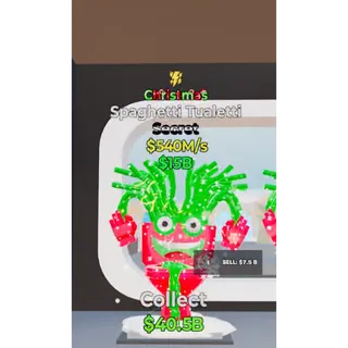 Fortnite Steal The Brainrot Christmas Spaghetti Tualetti 1 trait