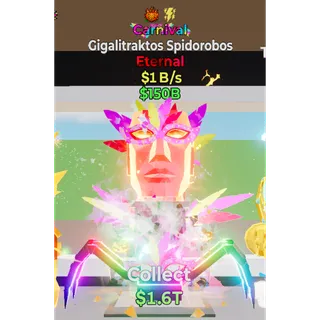 Fortnite Steal The Brainrot Carnival Gigalitraktos Spidorobos 2 traits 1B/s