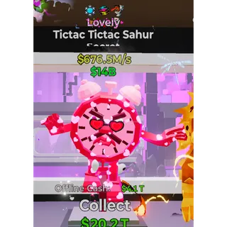 Fortnite Steal The Brainrot Lovely Tictac Tictac Sahur 3 traits 676.5M/s