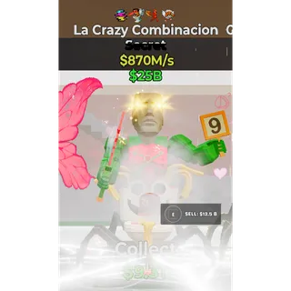 Fortnite Steal The Brainrot La Crazy Combinacion 4 traits