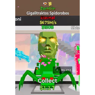 Fortnite Steal The Brainrot Zombie Gigalitraktos Spidorobos 2 traits
