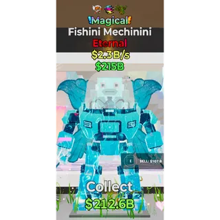 Fortnite Steal The Brainrot Magical Fishini Mechinini 3 traits 2.3B/s