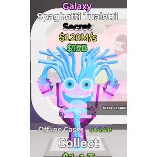 Fortnite Steal The Brainrot Galaxy Spaghetti Tualetti 120M/s