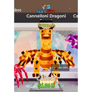 Fortnite Steal The Brainrot Ice & Fire Cannelloni Dragoni 2 traits