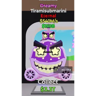 Fortnite Steal The Brainrot Dreamy Tiramisubmarini