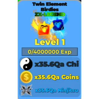 Ninja Legends Twin Element Birdies