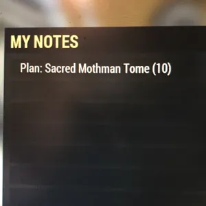 x10 Sacred Mothman Tome