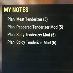 x5 Meat Tenderizer/Mods