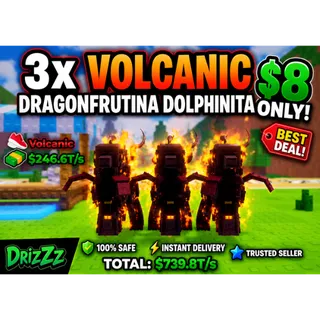 KALB 3x VOLCANIC DOLPHINITAS