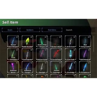 Choose any Rod Skin for $1.50 Each