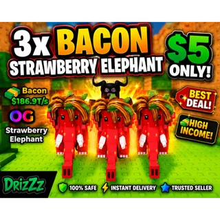 KALB 3x Bacon Strawberry Elephants