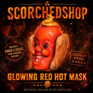 GLOWING REDHOT MASK