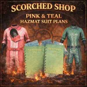PINK & TEAL HAZMAT SUITS