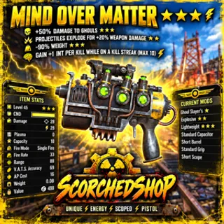 MIND OVER MATTER