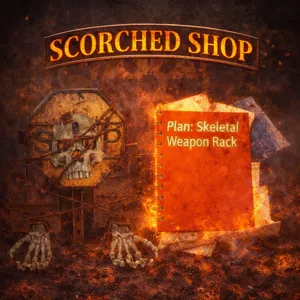 SKELETAL WEAPON RACK