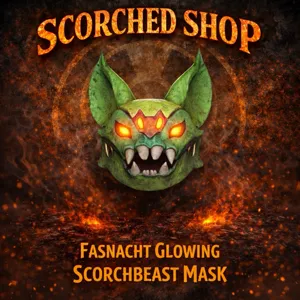 GLOWING SCORCHBEAST MASK