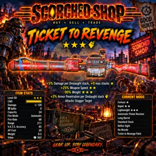 TICKET TO REVENGE