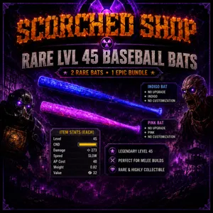 LVL 45 BASEBALL BATS